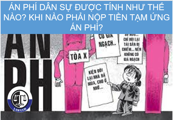 Án phí dân sự được tính như thế nào? Khi nào phải nộp tiền tạm ứng án phí?