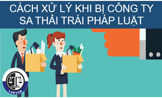 Cách xử lý khi bị công ty sa thải trái 