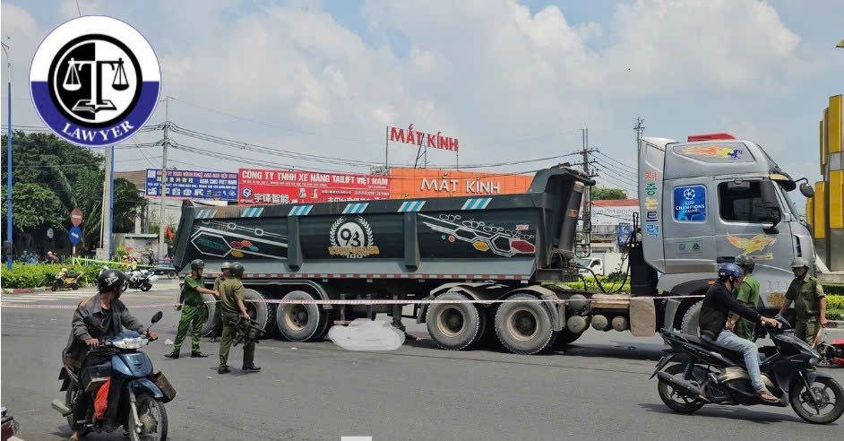 Hai cô gái tử vong dưới bánh xe ben đầu kéo ở TPHCM